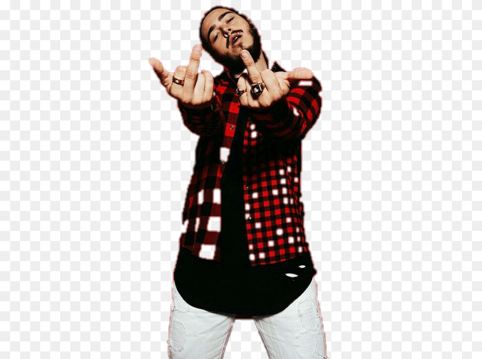 Stickers Postmalone Post Malone Fock You, Person, Photography, Portrait, Head Free Transparent Png