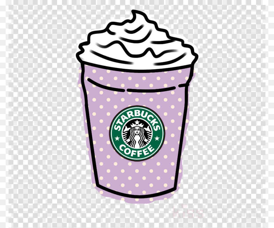 Stickers Starbucks Clipart Sticker Starbucks Clip Art, Cream, Dessert, Food, Ice Cream Free Png Download