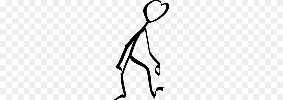 Stickman Gray Free Transparent Png