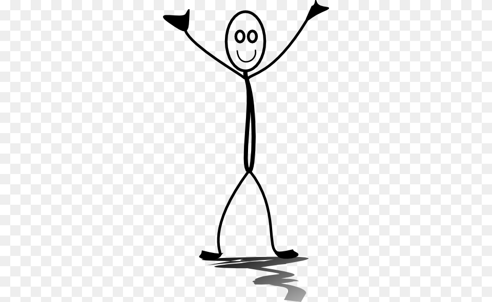 Stickman Celebrating Clip Art Free Png