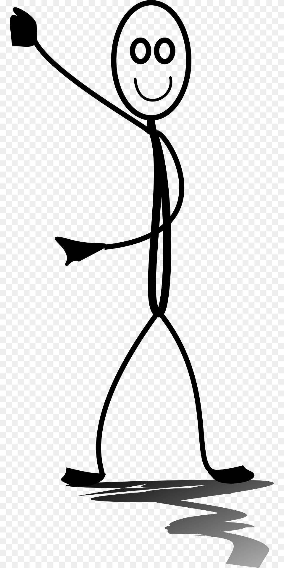 Stickman Clipart, Bow, Weapon, Art Png Image