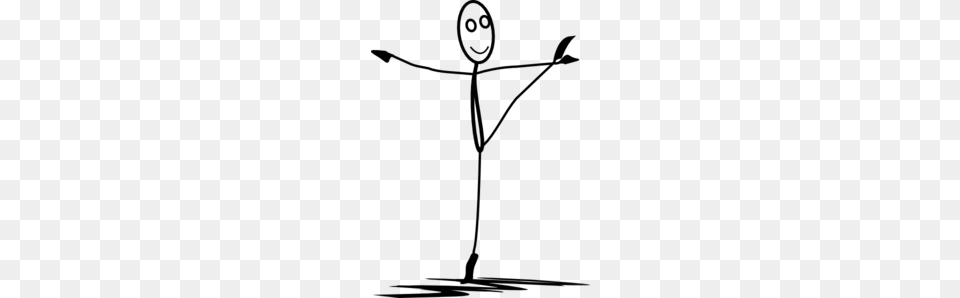 Stickman Dancing Clip Art, Gray Png Image