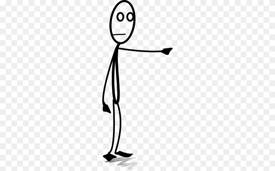 Stickman Pointing To The Right Clip Art, Face, Head, Person Free Png Download
