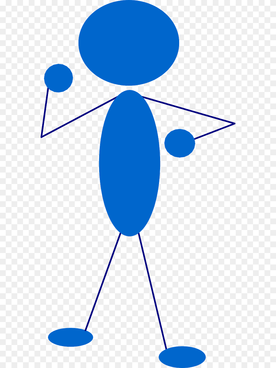 Stickman Stick Figure Blue Picture, Nature, Night, Outdoors, Lighting Free Transparent Png