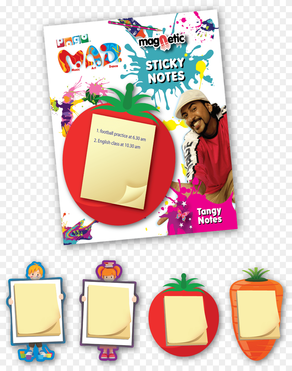 Sticky Note, Poster, Advertisement, Person, Man Free Png Download