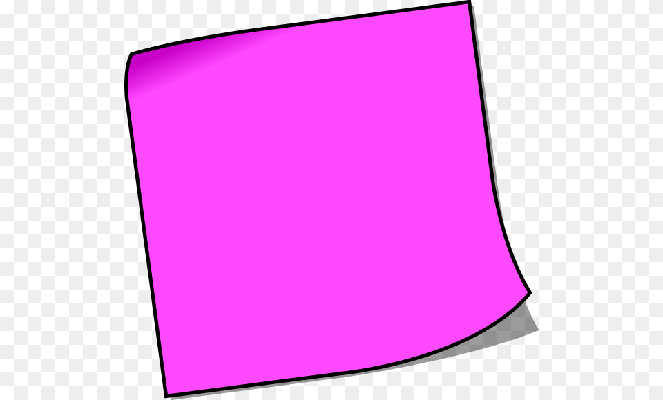 Sticky Note Clipart, Purple, Blackboard Free Png Download