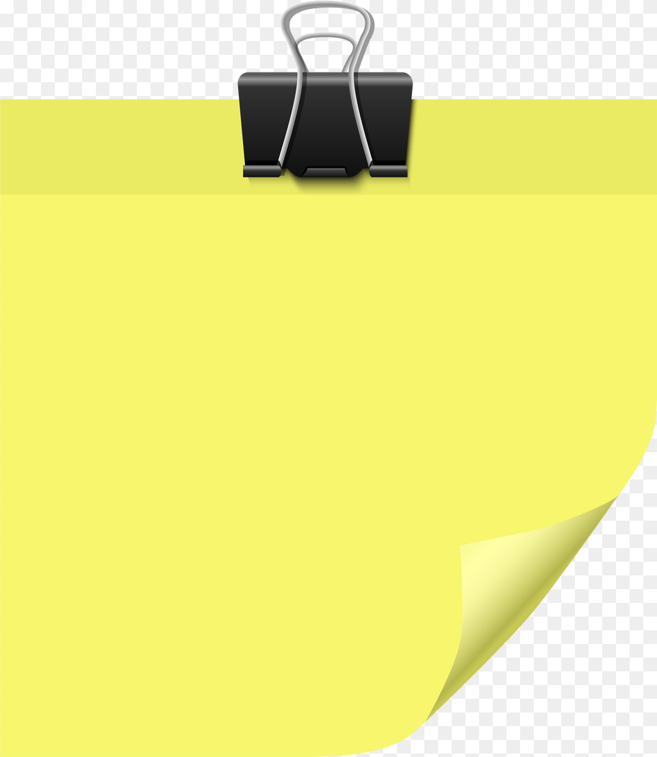 Sticky Note Yellow Clip Art Sticky Notes Yellow, Accessories, Bag, Handbag, Purse Png