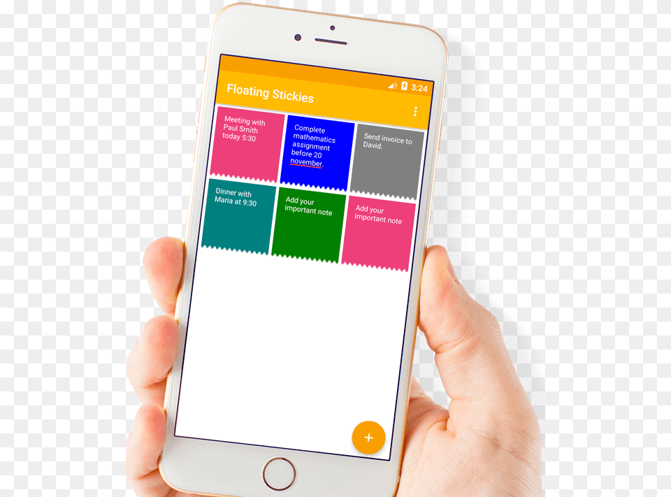 Sticky Notes App Development Mobile App Development, Electronics, Mobile Phone, Phone Png