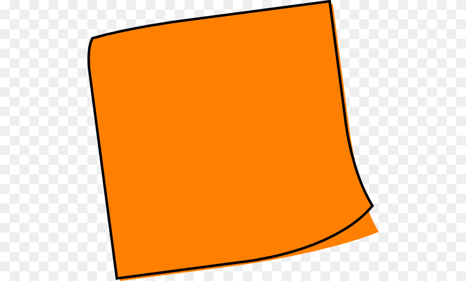 Sticky Notes Clipart Sticky Notes Clipart Orange Sticky Note Clip, Text Png Image