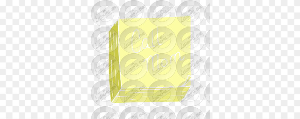Sticky Notes Stencil For Classroom Therapy Use Great Circle, Box, Text Png Image