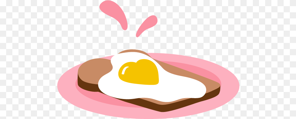Sticky Sandy Messages Sticker Fried Egg, Cream, Dessert, Food, Icing Free Png