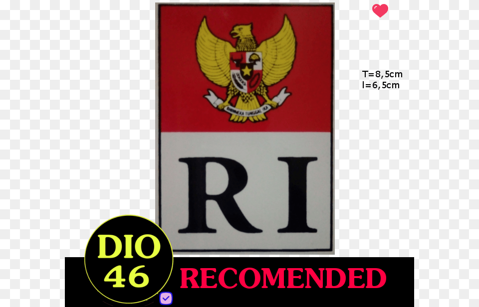 Stiker Petunjuk Logo Bendera Indonesia Pancasila Merah Crest, Emblem, Symbol, Animal, Bird Png Image