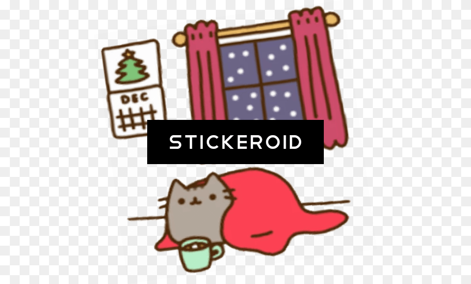 Stiker Pusheen Navidad Dibujo De Pusheen, Baby, Person, Face, Head Free Transparent Png