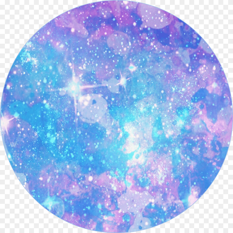 Stiker Tumblr Galaxy Galaxia Galaxysticker Circle Circl Galaxy Circle, Accessories, Gemstone, Jewelry, Ornament Png Image