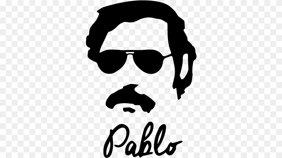 Stiker Za Avtomobil Logo Pablo Escobar, Gray Free Png