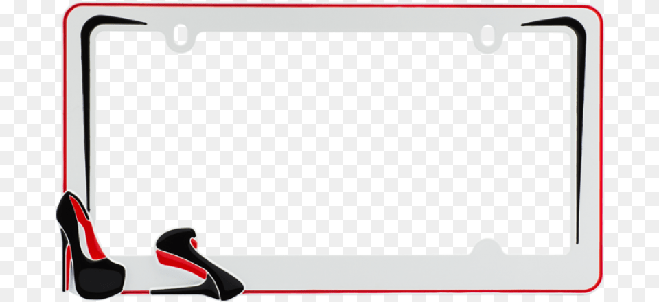 Stiletto License Plate Frame Basic Pump, Clothing, Footwear, High Heel, Shoe Png