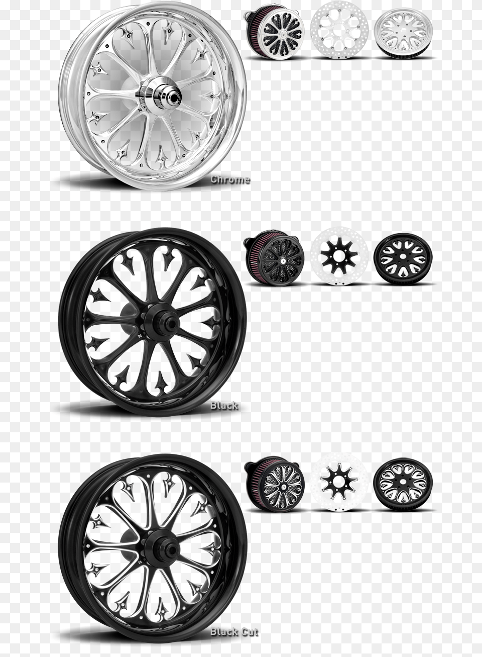 Stiletto Sprite Xtreme Machine Reaper Chrome Rear Wheel 18quot X, Alloy Wheel, Car, Car Wheel, Spoke Png Image