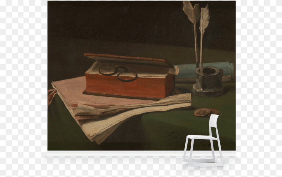 Still Life Book Painting, Chair, Furniture, Art Free Png