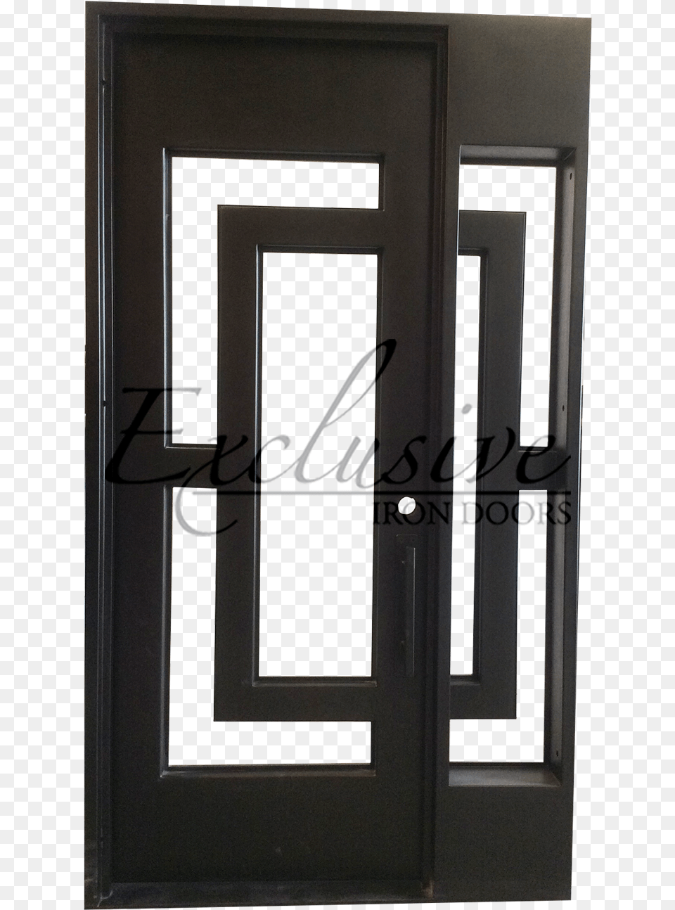 Stillwell Custom Single Iron Door Screen Door, Architecture, Building, French Door, House Free Png