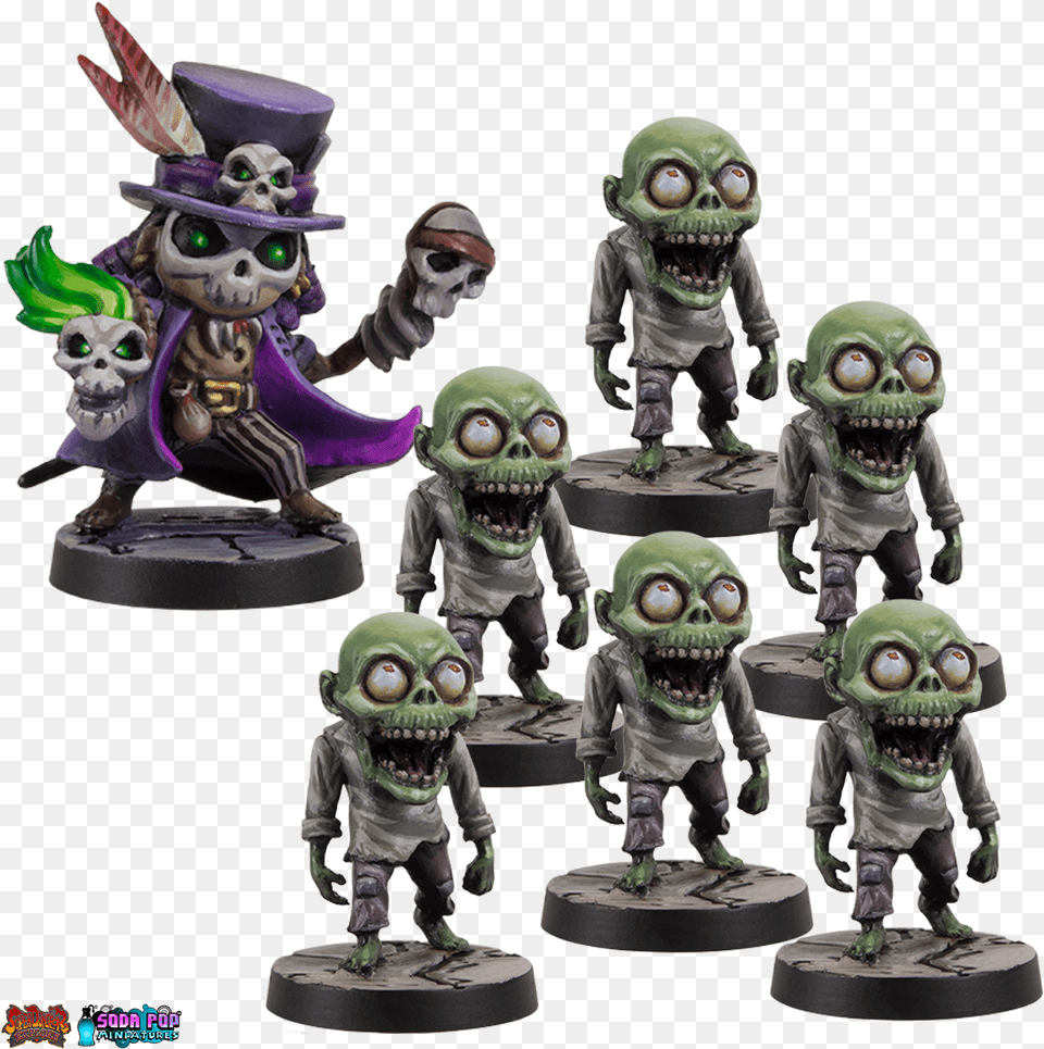 Stilt Town Zombies Dungeon Super, Figurine, Toy, Alien, Person Free Png Download