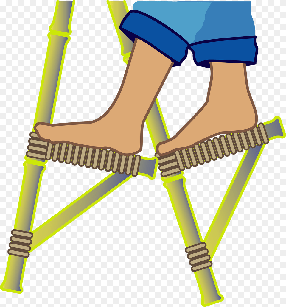 Stilts Feet Clipart, Clothing, Footwear, Shoe, Person Free Png Download