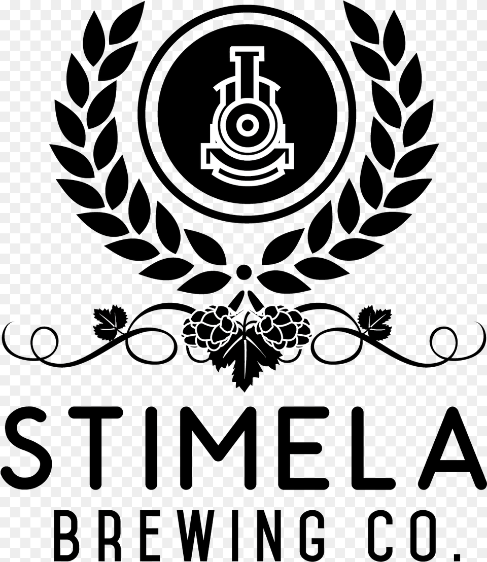Stimela Brewing Co Laurel Wreath Clipart, Stencil, Logo Free Png Download