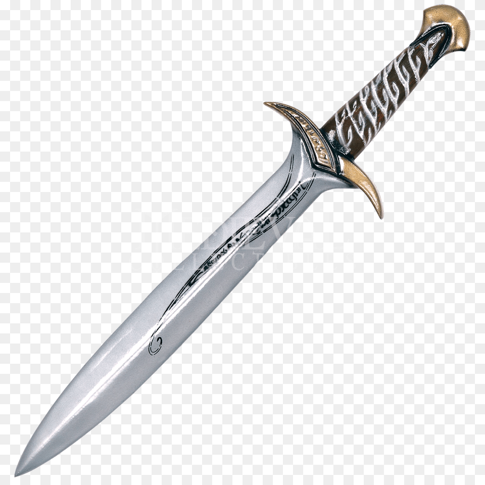 Sting Sword From Lord Of The Rings And The Hobbit, Blade, Dagger, Knife, Weapon Png