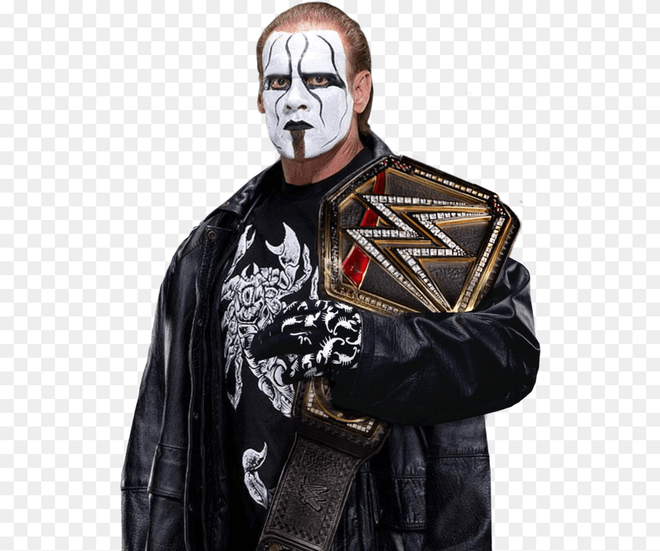 Sting Wwe World Heavyweight Champion By Nibble T D97iuw9 Wwe Sting, Jacket, Clothing, Coat, Adult Free Png