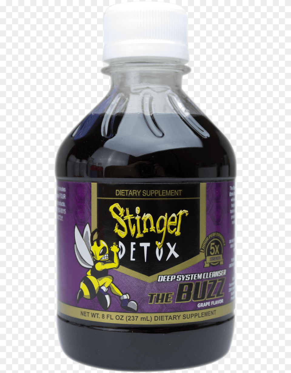 Stinger Buzz 5x Extra Strength 4 Pak, Food, Seasoning, Syrup, Bottle Free Png