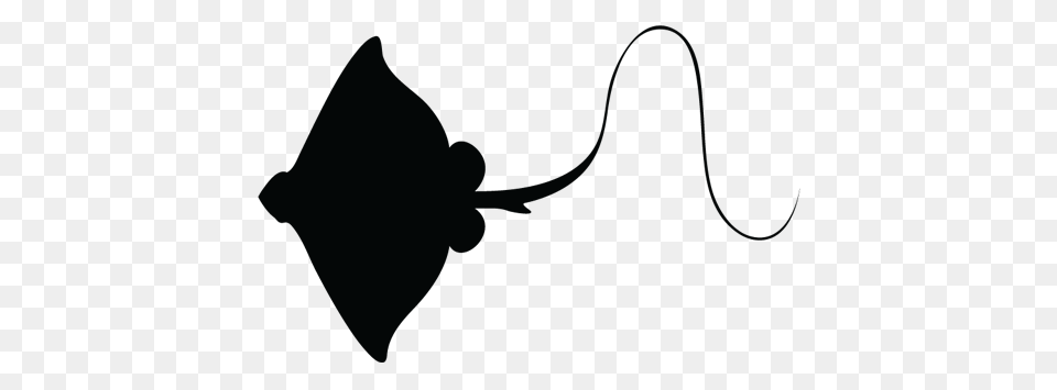 Stingray Clipart Silhouette, Blackboard Png