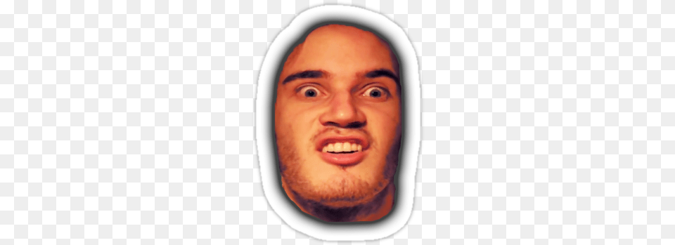 Stink Fag Posted Pewdiepie Funny Face, Portrait, Photography, Person, Head Png