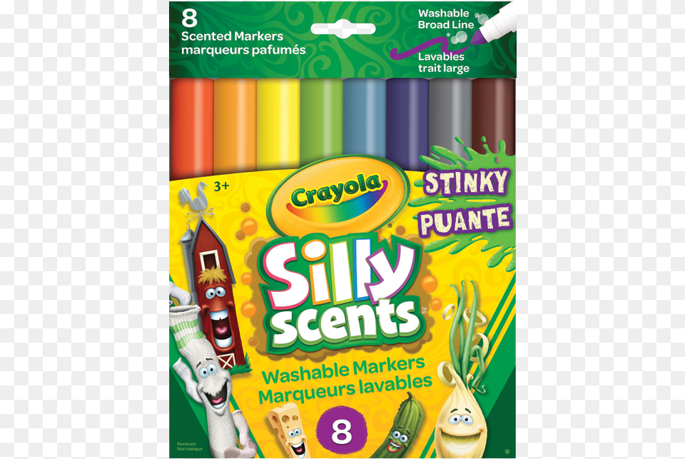 Stinky Silly Scents Markers, Advertisement, Poster Free Png