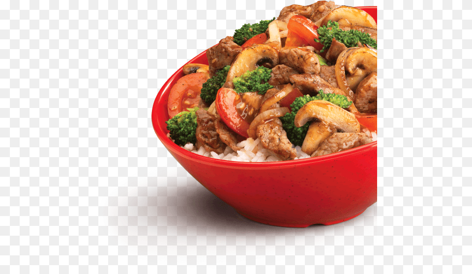Stir Fry Genghis Grill, Food, Lunch, Meal, Dish Free Png