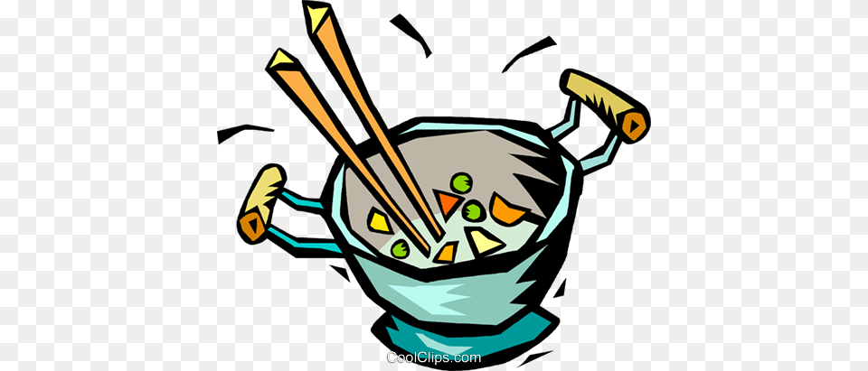Stir Fry In A Wok Royalty Free Vector Clip Art Illustration, Food, Meal, Dish, Smoke Pipe Png