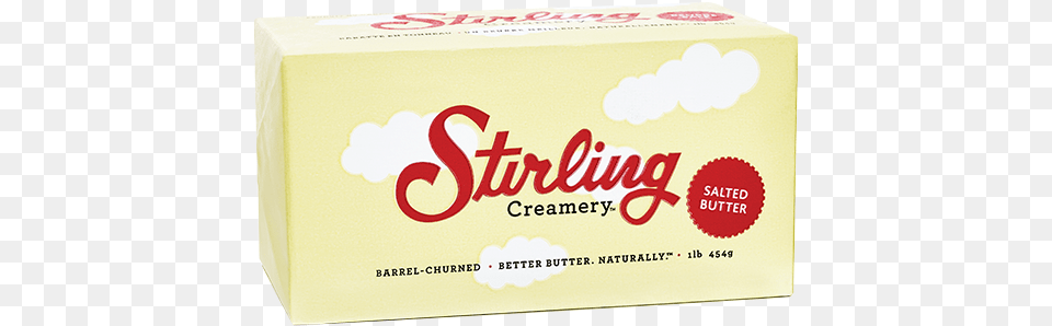 Stirling Creamery Salted Butter Stirling Creamery, Food, Box Free Transparent Png
