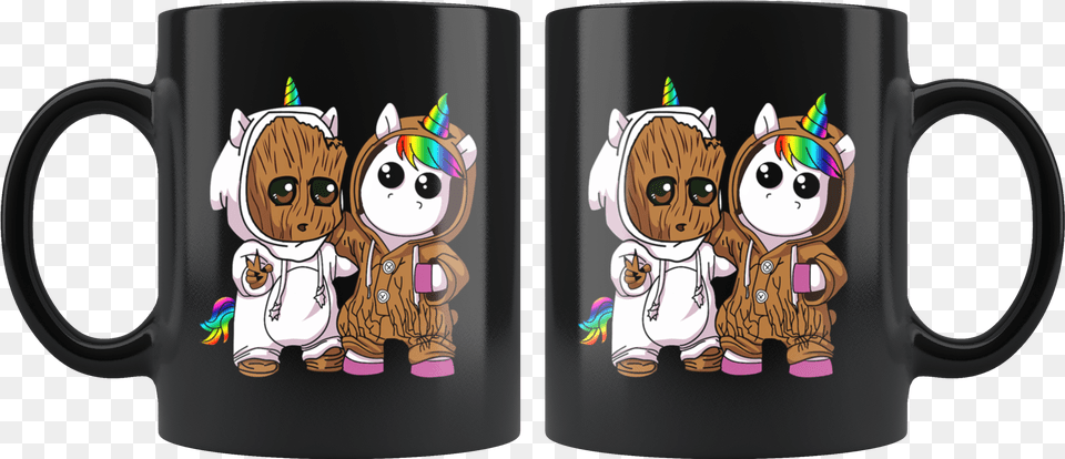 Stitch And A Unicorn, Cup, Baby, Person, Beverage Png Image