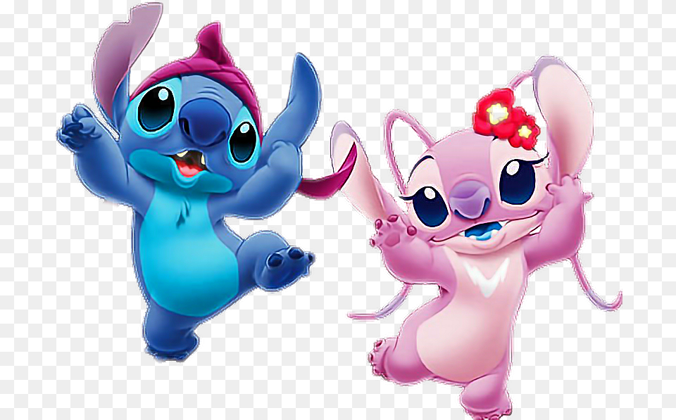 Stitch And Girl Transparent Stitch And Angel, Baby, Person, Cartoon Png