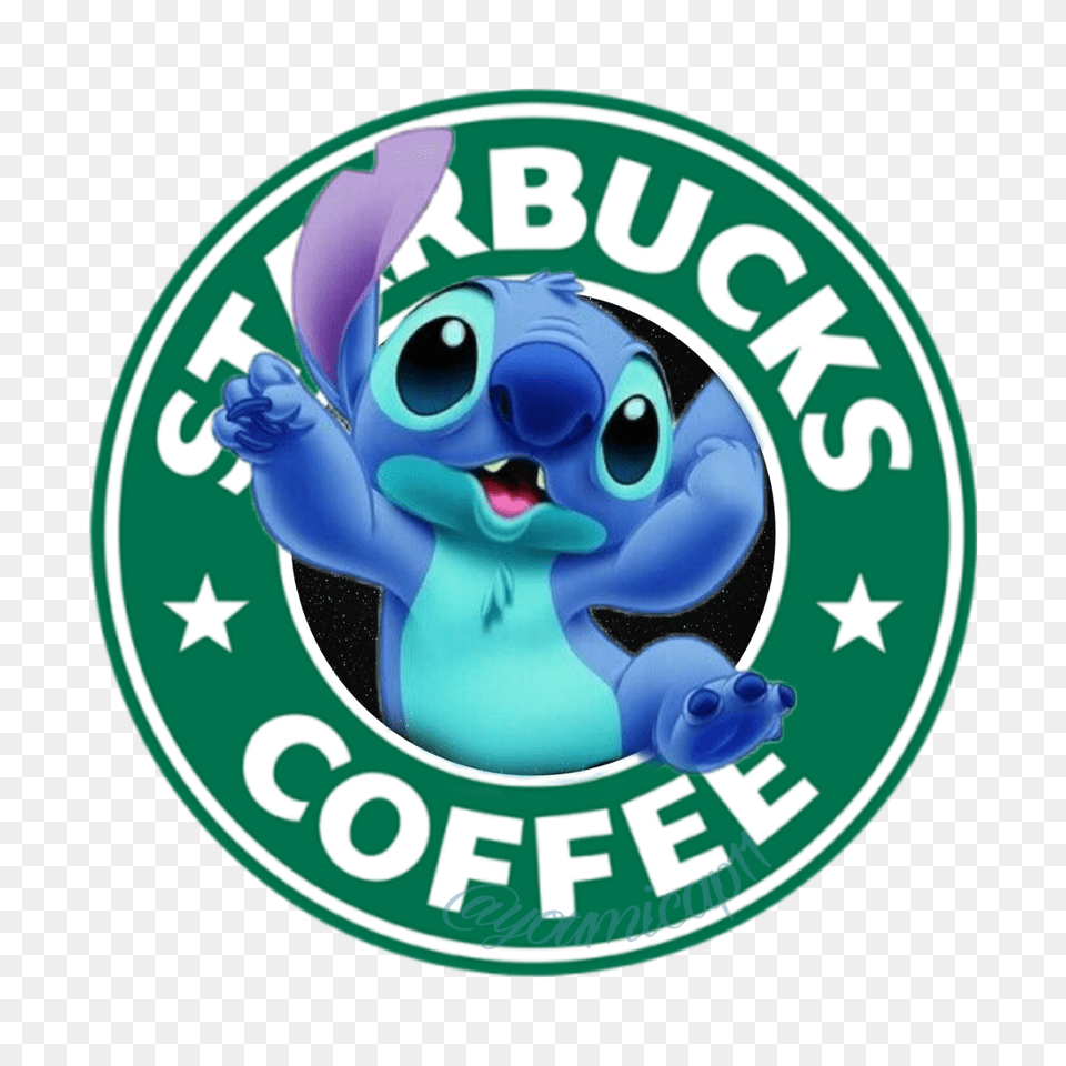 Stitch Disney Logo Starbrush Happy Starbucks, Baby, Person Free Png Download