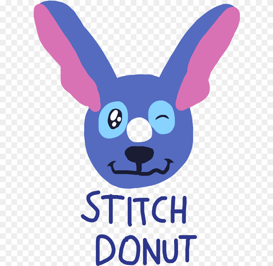 Stitch Donut Domestic Rabbit, Baby, Person, Face, Head Png Image