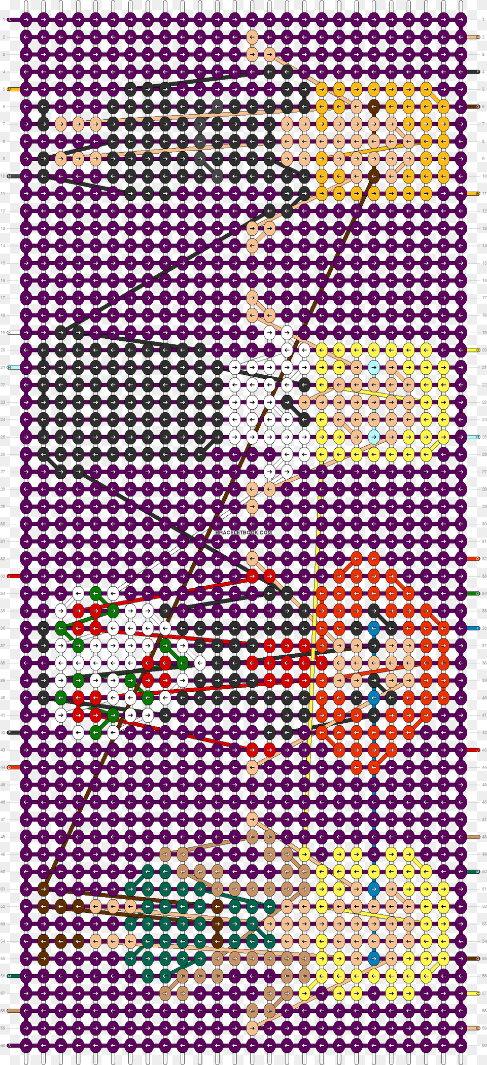 Stitch Friendship Bracelet Pattern, Home Decor, Art Png