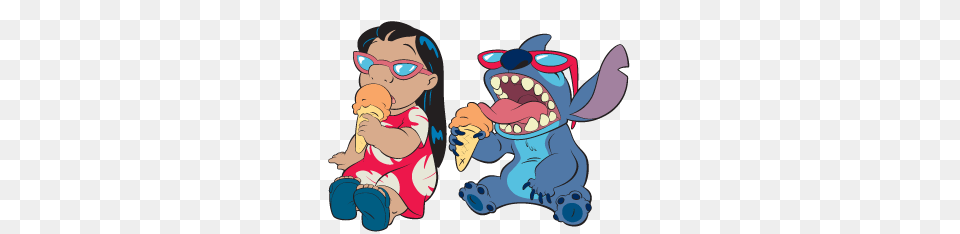 Stitch Lilo And Stitch Clipart, Ice Cream, Cream, Dessert, Food Free Png Download