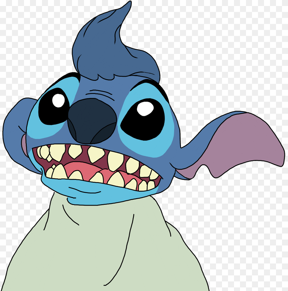 Stitch Liloandstitch Disney Cartoon Blue Alien Monster Stitch Disney Cartoon, Baby, Person, Animal, Bird Free Png Download