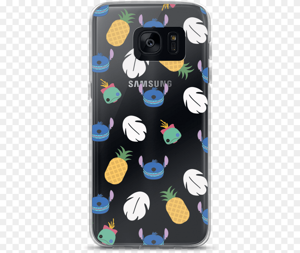 Stitch Pattern Mockup Case On Phone Samsung Galaxy, Electronics, Mobile Phone, Food, Fruit Free Png Download