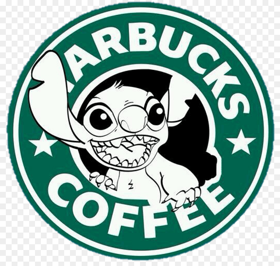 Stitch Starbucks Cute Logo Tumblr Starbucks Princesas Logo, Face, Head, Person, Baby Png