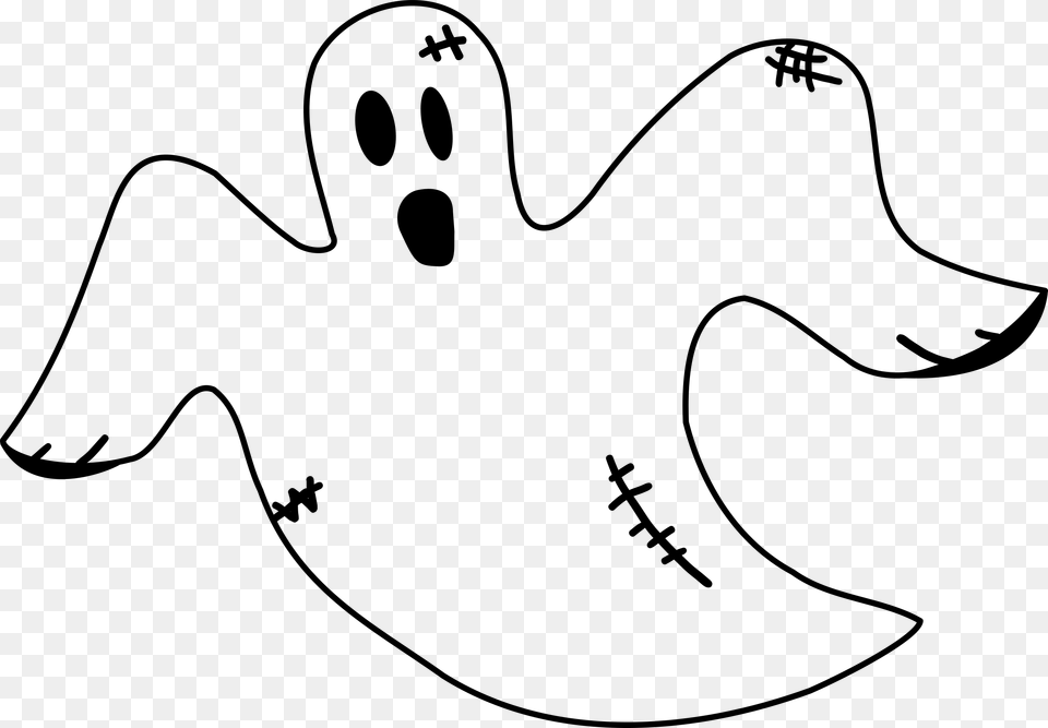 Stitched Ghost Icons, Text Png Image