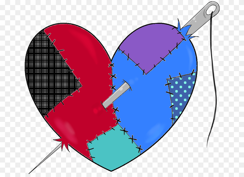 Stitched Heart Drawing, Racket, Aircraft, Airplane, Transportation Free Transparent Png