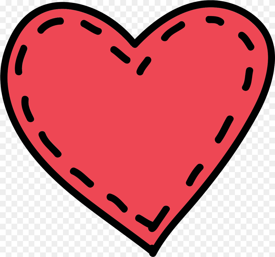 Stitched Heart Icon Girly Free Png