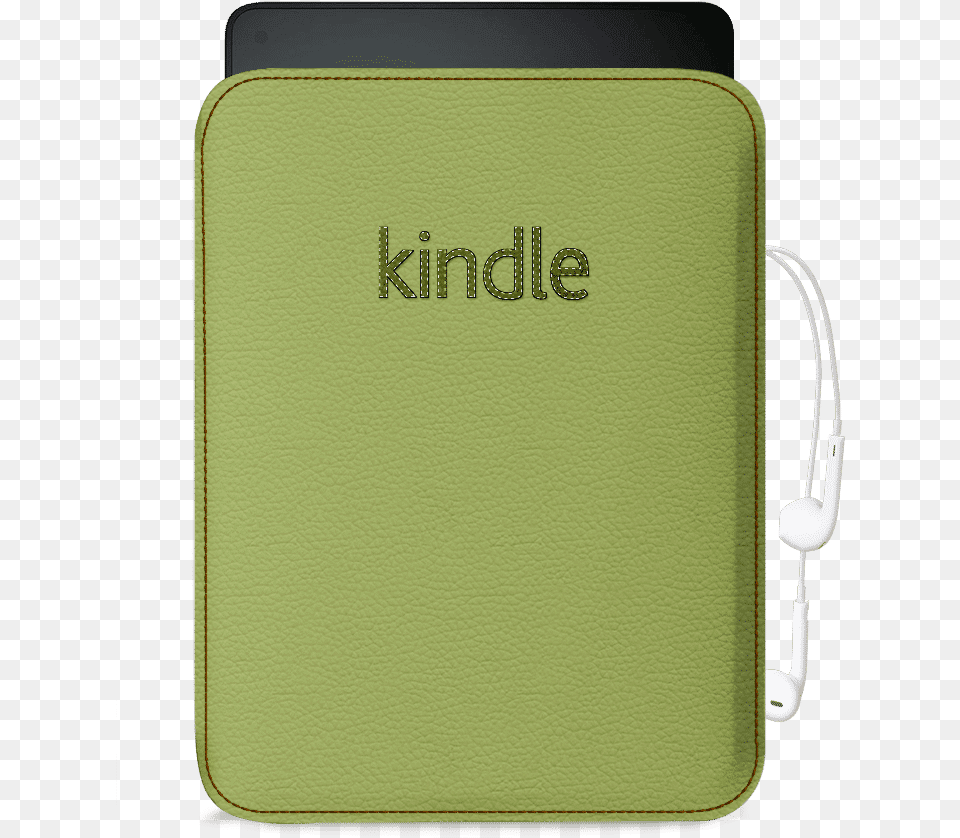 Stitched Light Green Real Leather Sleeve Case Cover For Amazon Kindle Paperwhite Solid, Electronics, Accessories, Bag, Handbag Free Transparent Png