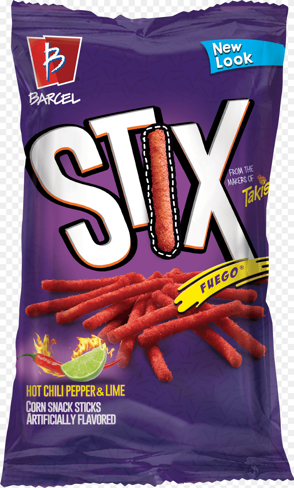 Stix Fuego Flavored Corn Snacks 9 Stix Fuego, Food, Sweets, Snack, Candy Free Png Download