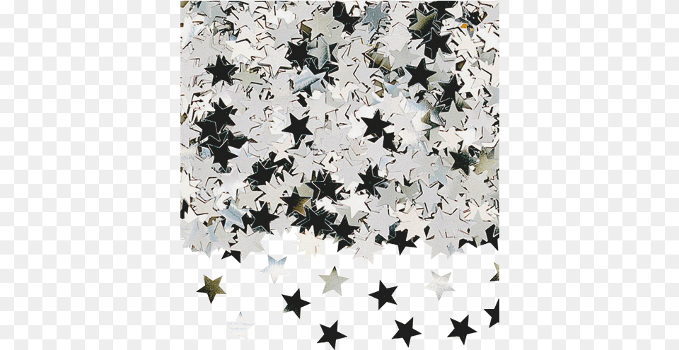 Stjerne Konfetti I Slv Amscan 14 G Stardust Metallic Confetti, Paper Png